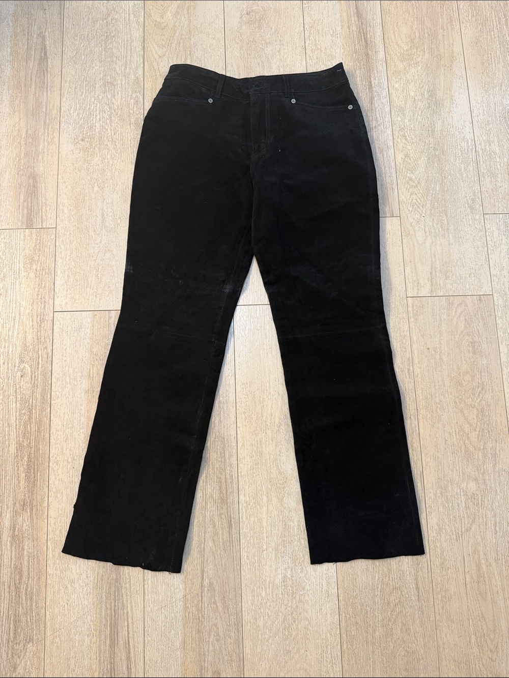 Jou Jou Skins Black Genuine Leather Pants Women’s Size 13/14
